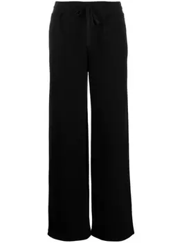 Gucci спортивные брюки с логотипом Interlocking G, черный