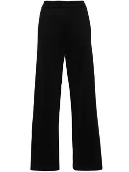 Gucci спортивные брюки с логотипом Interlocking G, черный