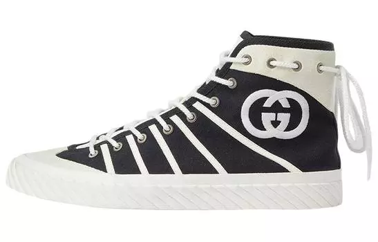 Кроссовки мужские Gucci Tortuga High, черный / белый