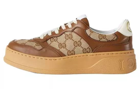 Кроссовки женские Gucci, коричневый