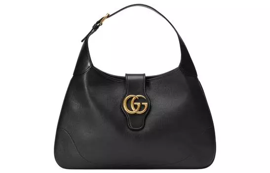 GUCCI Сумка Aphrodite из мягкой кожи, женская, через плечо, черная