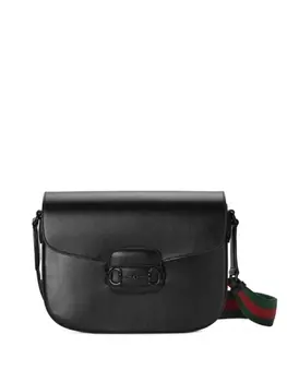 Gucci сумка через плечо 1955 Horsebit, черный