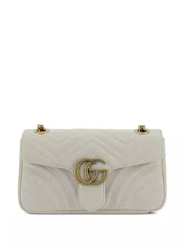 Gucci сумка через плечо GG Marmont, белый