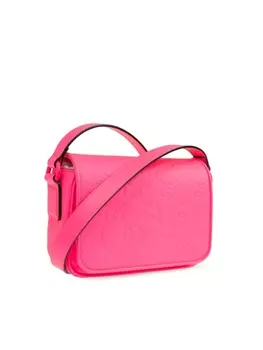 Gucci сумка через плечо GG Rubber-Effect Super, розовый