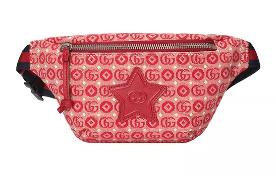 GUCCI Сумка через плечо, тканевая, детская, красная