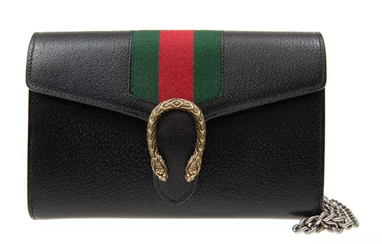 GUCCI Сумка Dionysus Leather Crossbody, женская, черные