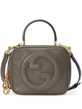 Gucci сумка Gucci Blondie с верхней ручкой, коричневый