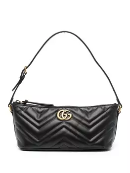 Gucci сумка на плечо GG Marmont, черный
