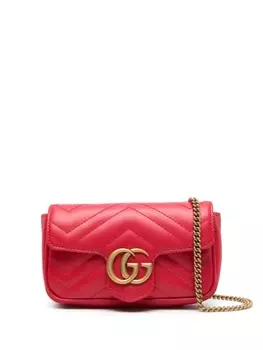 Gucci сумка на плечо GG Marmont, красный