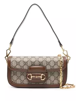 Gucci сумка на плечо Horsebit 1955, нейтральный цвет