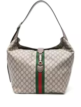 Gucci сумка на плечо Jackie 1961 среднего размера, нейтральный цвет