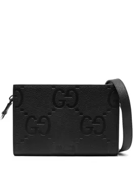 Gucci сумка на плечо Jumbo GG, черный
