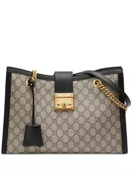 Gucci сумка на плечо Padlock, нейтральный цвет