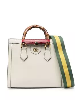 Gucci сумка на плечо с логотипом, нейтральный цвет