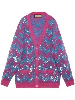 Gucci сумка с пайетками, синий