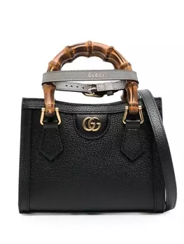 Gucci сумка-тоут Diana размера мини, черный