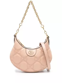 Gucci сумка-тоут GG Matelass размера мини, розовый