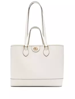Gucci сумка-тоут Ophidia среднего размера, белый