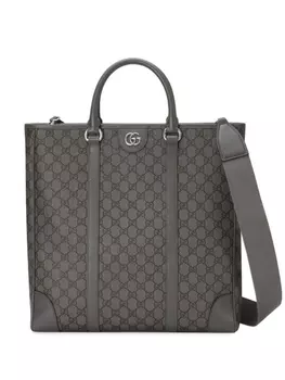 Gucci сумка-тоут Ophidia среднего размера, серый