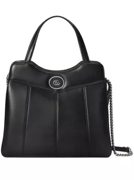 Gucci сумка-тоут Petite GG среднего размера, черный