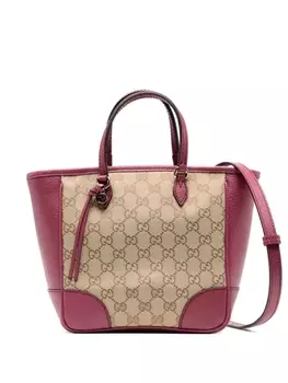 Gucci сумка-тоут с логотипом, розовый
