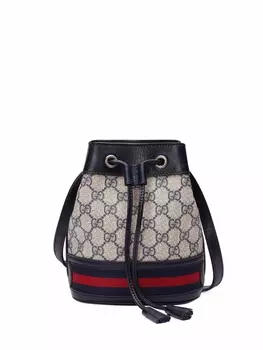 Gucci сумка-ведро Ophidia размера мини, синий