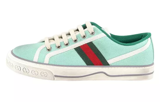 Кроссовки женские Gucci Tennis 1977, мятный