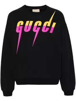 Gucci толстовка Blade с логотипом, черный