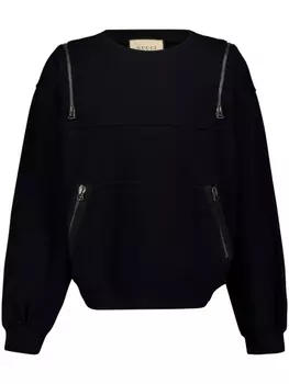 Gucci толстовка с принтом Gucci Mettamorfosi, черный