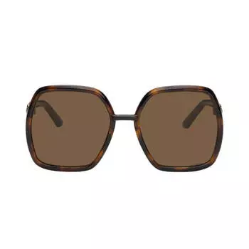 Gucci Tortoiseshell Horsebit, коричневый