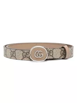 Gucci узкий ремень Petite GG, нейтральный цвет