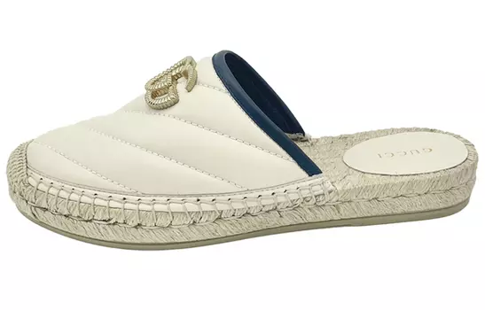 Вьетнамки женские Gucci, белый / синий