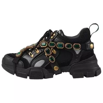 GUCCI Women's Flashtrek Crystals 'Black'