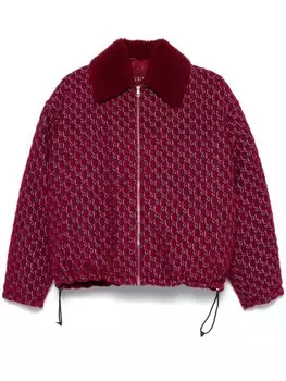 Gucci жакет GG Shadow из ткани букле, красный
