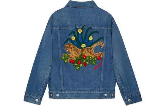 Мужская джинсовая куртка Gucci, синий