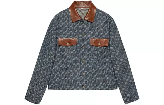 GUCCI Женская джинсовая куртка, цвет Blue