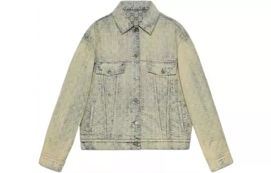 Женская джинсовая куртка Gucci, серый
