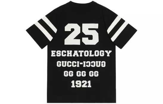 Футболка женская Gucci 1921, черный / белый
