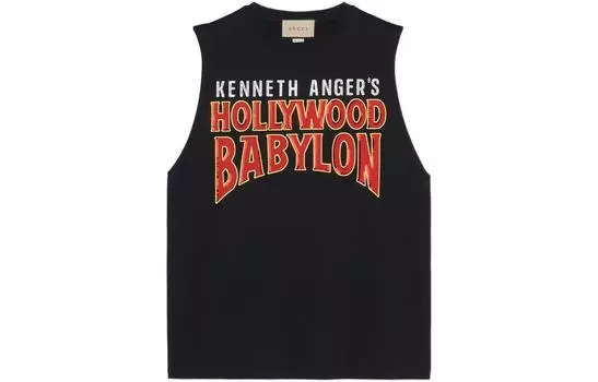 Майка женская Gucci Hollywood Babylon, черный