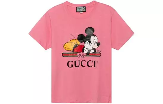 Женская футболка Gucci, розовый