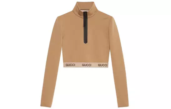 Gucci Женская футболка, коричневый