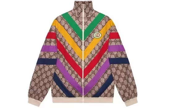 Куртка женская Gucci Supreme Print, бежевый