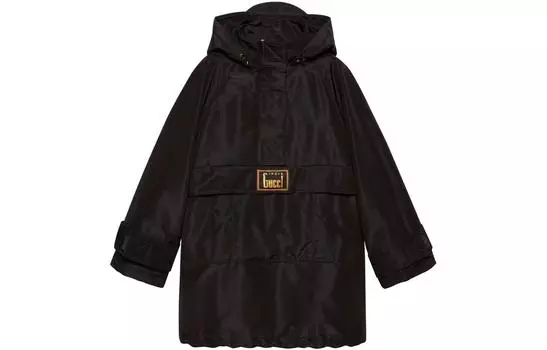 Куртка женская Gucci Glitter-logo, черный