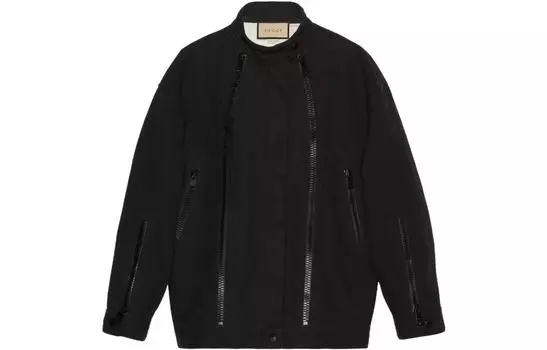 Куртка женская Gucci Zipper Detailed, черный