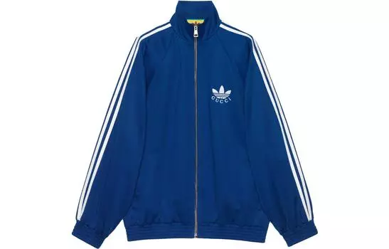 Куртка женская Gucci x Adidas, синий / белый