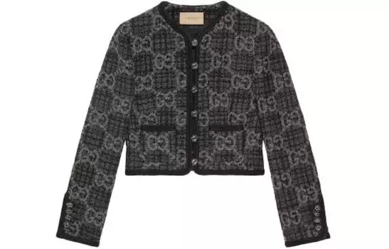 Пиджак женский Gucci, темно-серый / черный