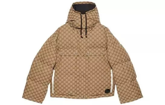 Куртка женская Gucci с узором, хаки