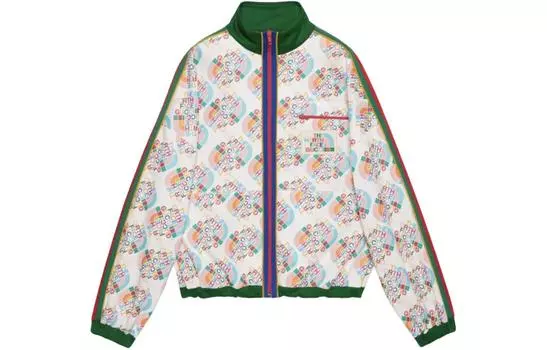 Куртка женская Gucci x The North Face, белый / зеленый