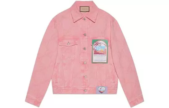 Куртка женская Gucci California Gg Supreme, розовый