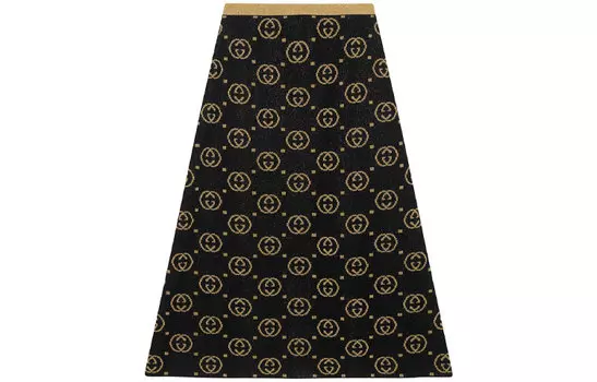 GUCCI Женская повседневная длинная юбка, цвет Black